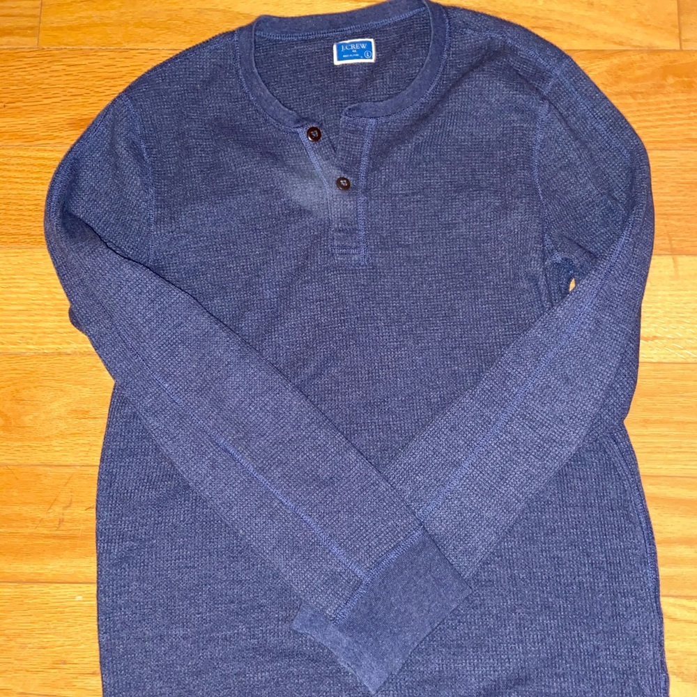 Men’s size large jcrew waffle long sleeve!